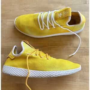 ADIDAS Pharrell Williams x Tennis Hu Holi Tie Dye Bright Yellow DA9617 US M 12.5
